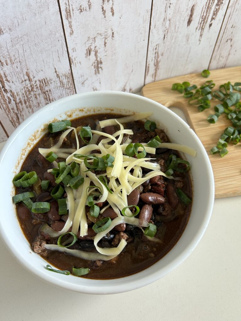 Smoky Chipotle Bison Chili by Aloha Healthy Eats - FoodSocial
