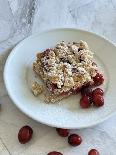 Cranberry Almond Bars (Paleo)