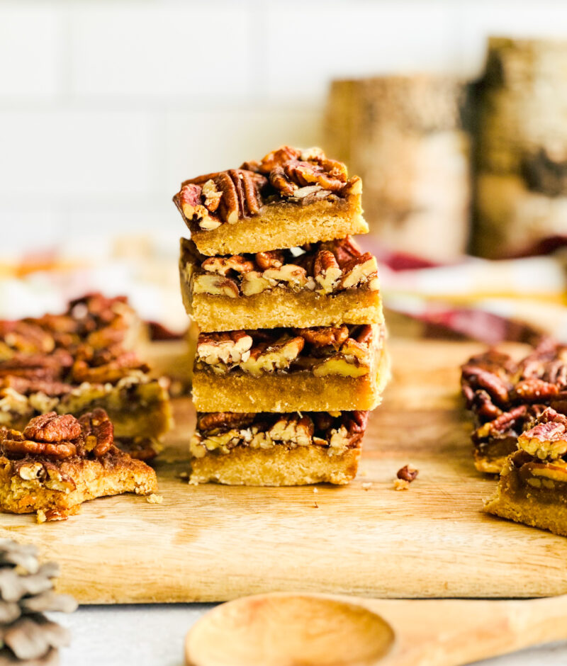 Pecan Pie Bars by LivLaughCook - FoodSocial