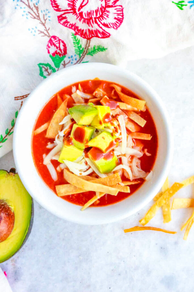 Sopa de Tortilla (Mexican Tortilla Soup) by Everyday Latina - FoodSocial