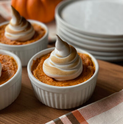 Sweet Potato Casserole with Toasted Marshmallow Fluff