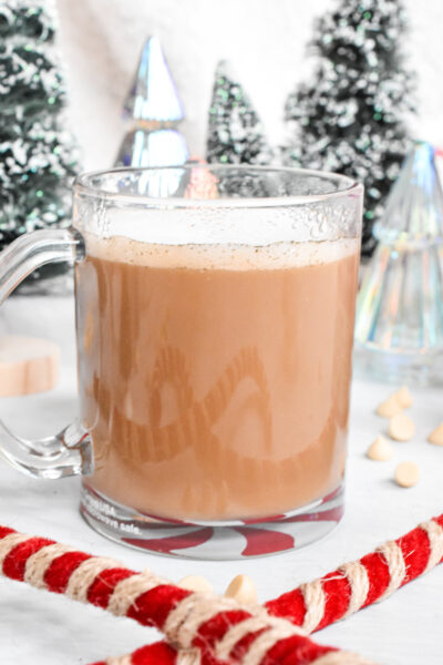 Peppermint Mocha Tea Latte (Vegan)