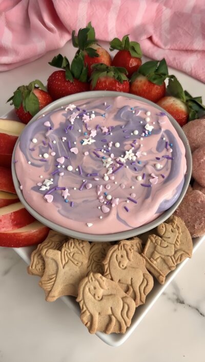 Healthier Unicorn Dip