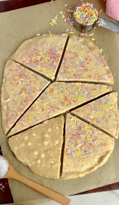 Funfetti Protein Cookie Dough Bark