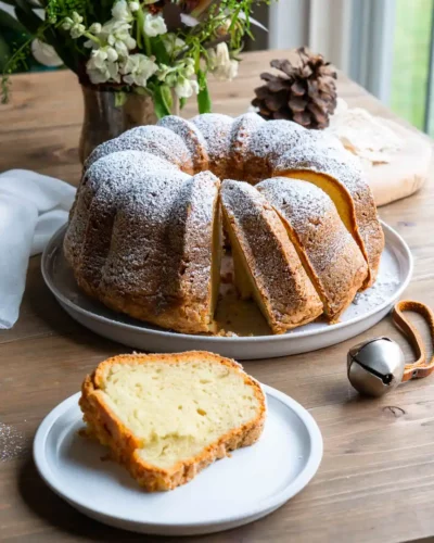 Gluten-Free Eggnog Pound Cake