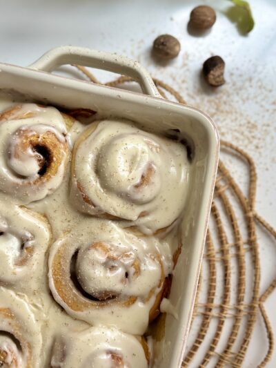 Eggnog Sweet Rolls