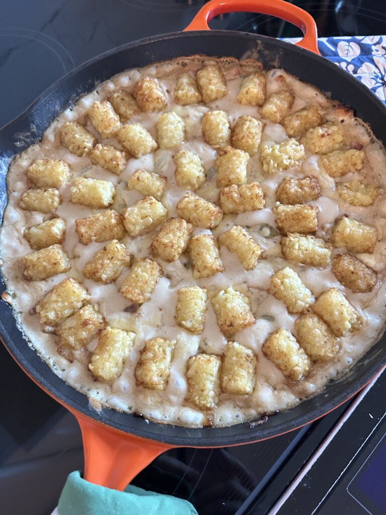 Tater Tot Casserole (GF) by Aloha Healthy Eats - FoodSocial