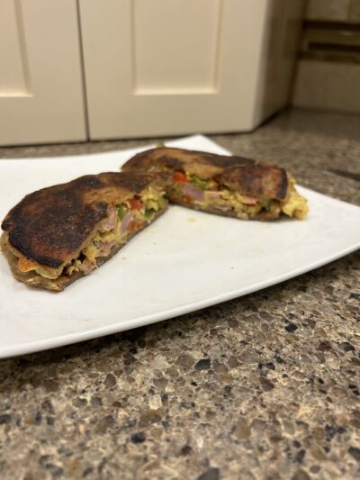 protein pancake quesadilla