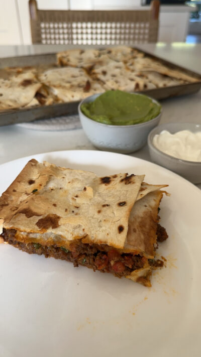 Sheet Pan Quesadillas