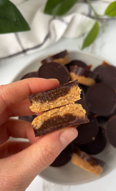 Protein Twix Bites