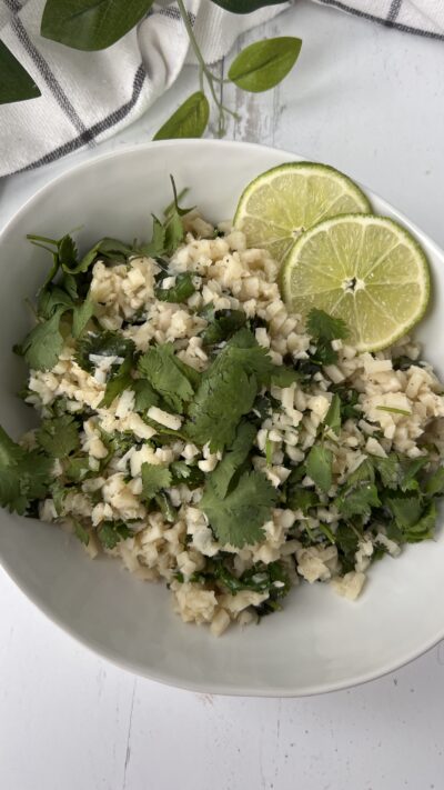 Low Carb Cilantro Lime Rice