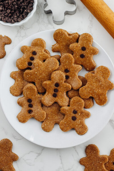 No-Bake Gingerbread Cookies (high protein/gluten-free)