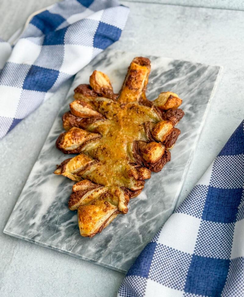 Pull-Apart Chocolate Hazelnut Dreidel by LivLaughCook - FoodSocial