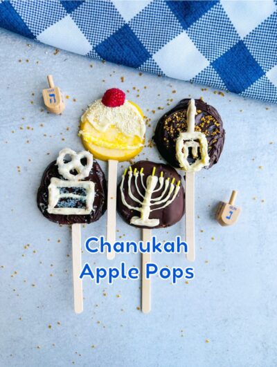 Chanukah Apple Pops