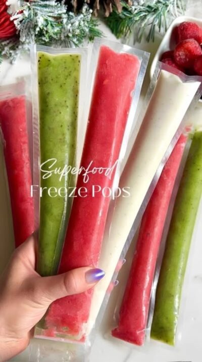 Christmas Superfood Freeze Pops