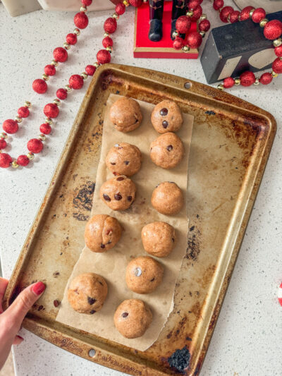 Chocolate Chip Pecan Protein Bites