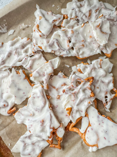 Peppermint Pretzel Bark