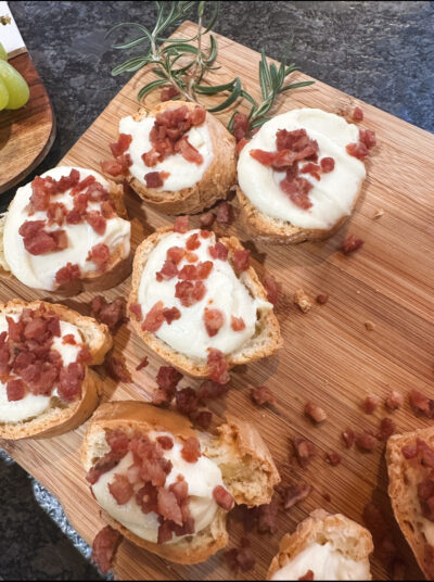 Whipped Ricotta Crostini