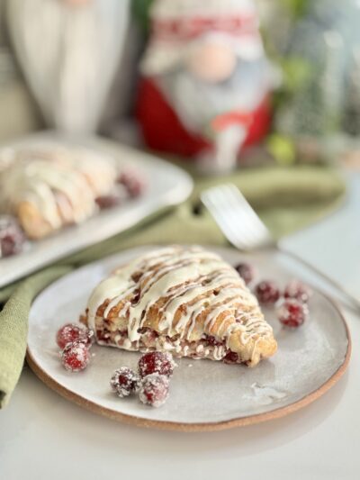 Cranberry Sauce Scones