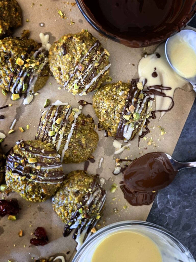 Pistachio Cranberry Cookies by freebellyrecipes - FoodSocial