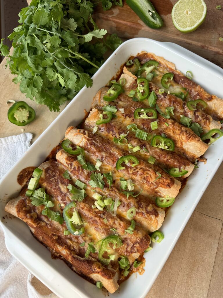 Healthy Chicken Enchiladas by Goodness With G - FoodSocial
