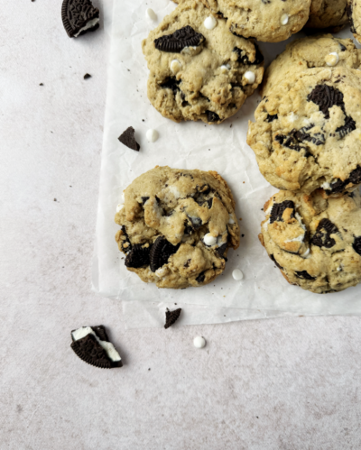 Vegan Cookies ‘n’ Cream Cookies