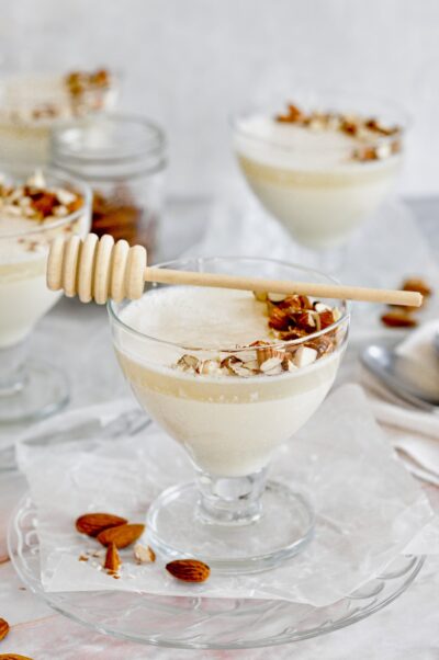 Honey Almond Panna Cotta