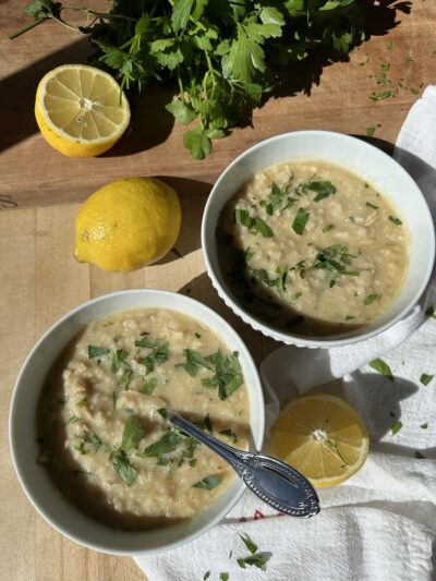 Greek Lemon & Rice Soup