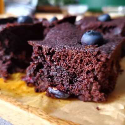 Blueberry Brownies – Low Carb, Sugar-Free