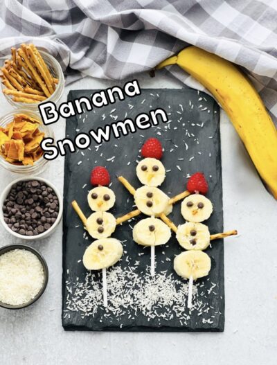 Banana Snowmen