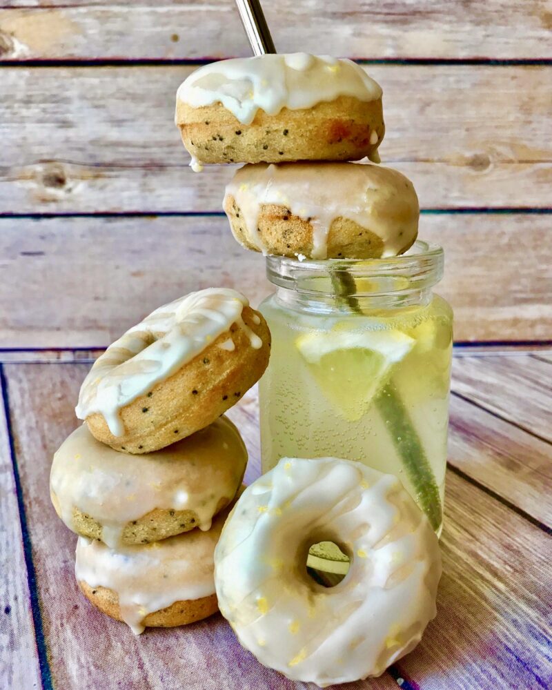 Mini Lemon Poppy Seed Donuts by Back Porch Paleo - FoodSocial