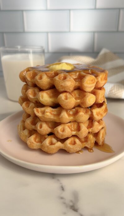 Cottage Cheese Protein Waffles