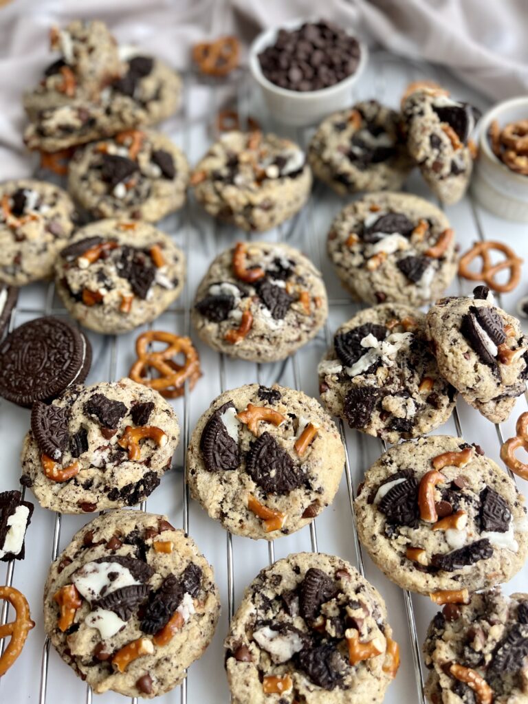 Oreo Pretzel Chocolate Chip Cookies (Vegan) by foodallergymoms_andmore - FoodSocial