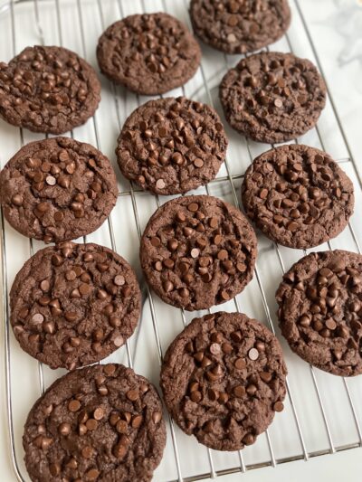 Double Chocolate Brownie Cookies (Vegan/Nut-Free)