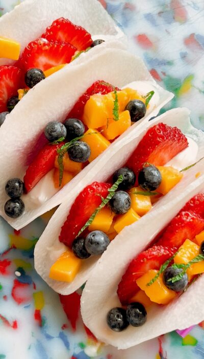 Jicama Fruit Wraps