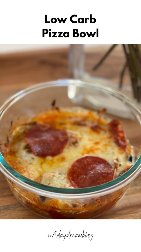 Low Carb Pizza Bowl by Adaydreamblog - FoodSocial
