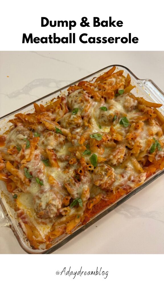 Dump & Bake Meatball Casserole by Adaydreamblog - FoodSocial