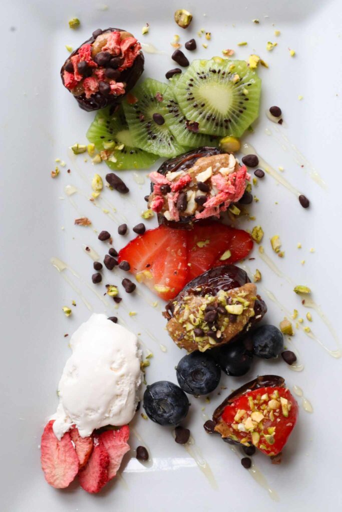 Almond Butter Stuffed Dates by Hikecookshare - FoodSocial