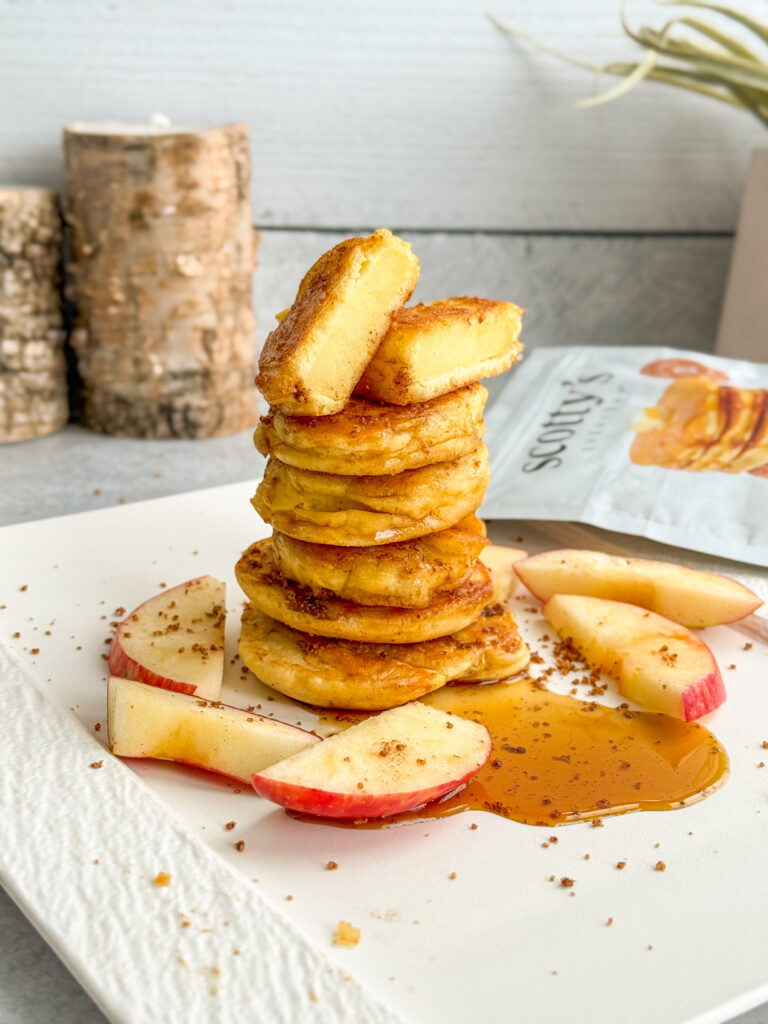 Apple Fritter Pancake Bites by LivLaughCook - FoodSocial