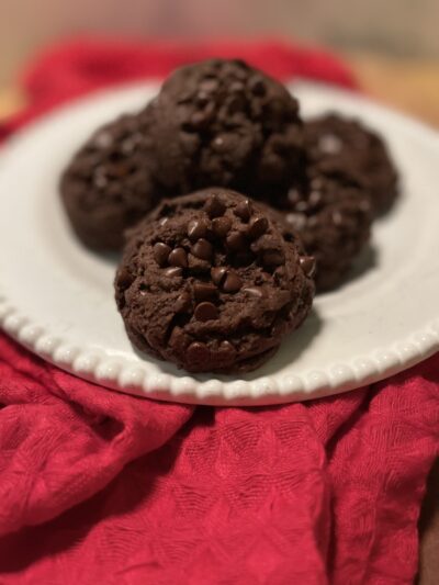 Double Chocolate Brownie Cookies (Vegan/Nut-Free)