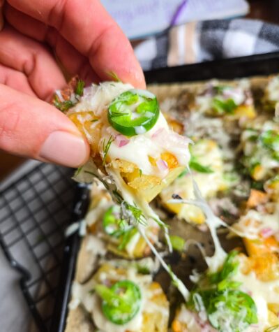 Cheesy Jalapeno Ranch Smashed Taters