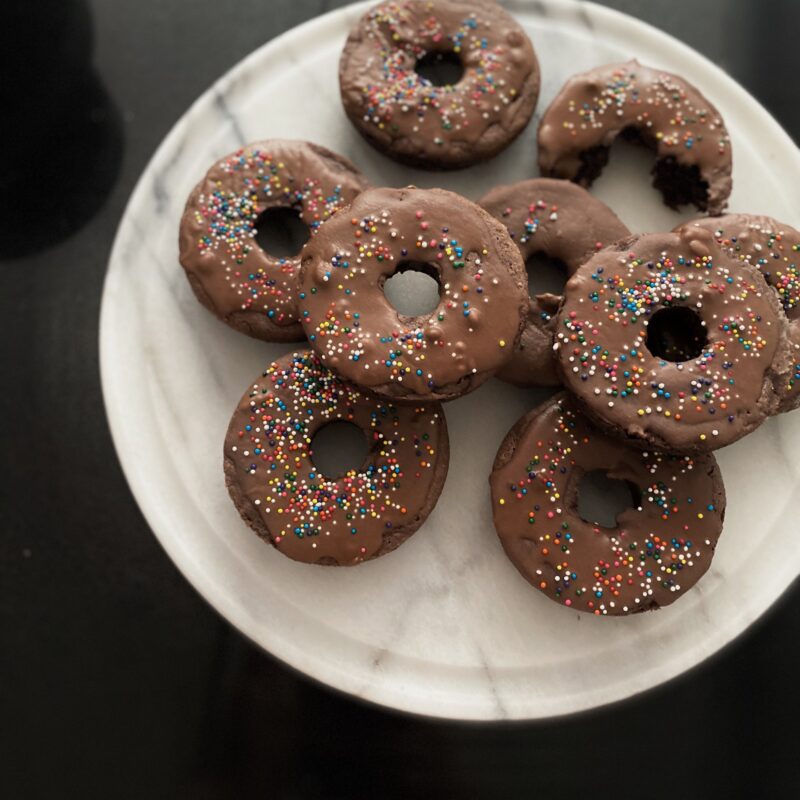 Chocolate Protein Donuts by Timestampedfood - FoodSocial