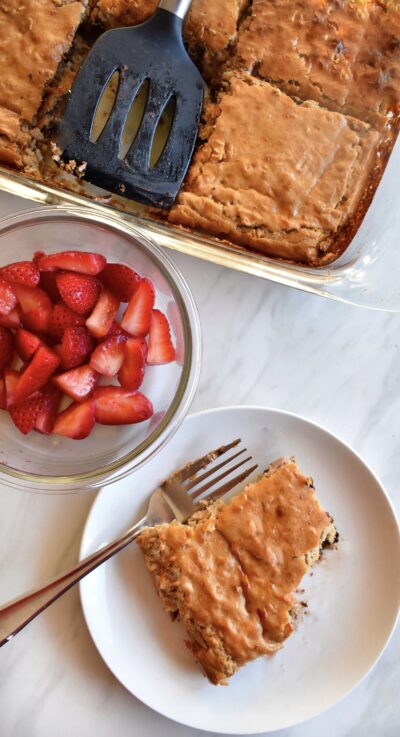 Strawberry Chocolate Chip Baked Oatmeal