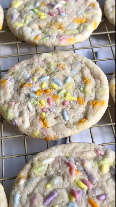 Dye-Free Funfetti Sugar Cookies (Vegan/Nut-Free)