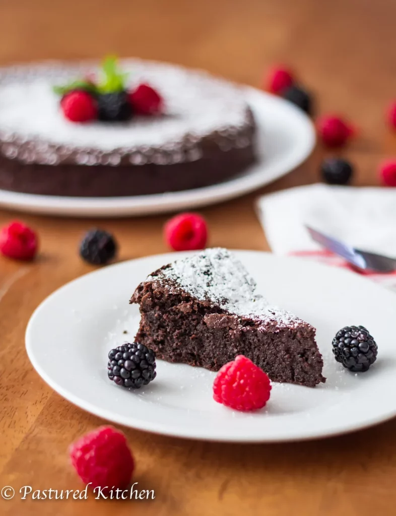 Flourless Chocolate Cake by Pastured Kitchen - FoodSocial