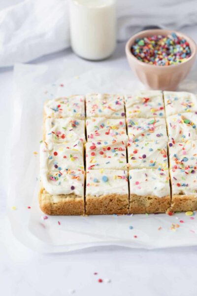 Frosted Sugar Cookie Bars