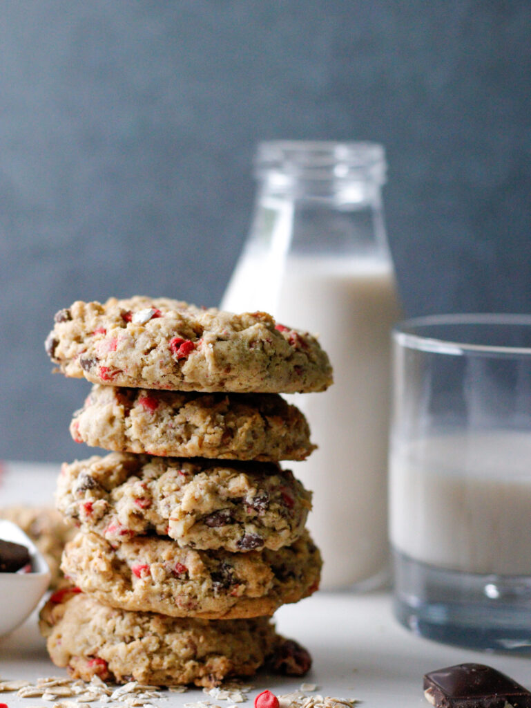 Gluten-Free Cherry Chocolate Chip Cookies by Timestampedfood - FoodSocial