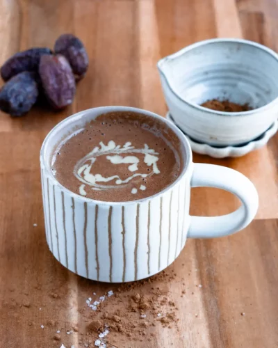 Hot Chocolate with Date & Tahini