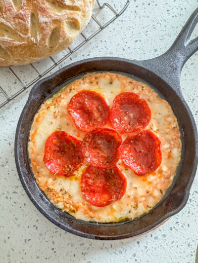 High Protein Pizza Dip