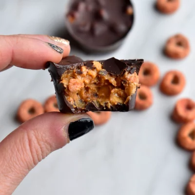 Chocolate Peanut Butter Cereal Treats